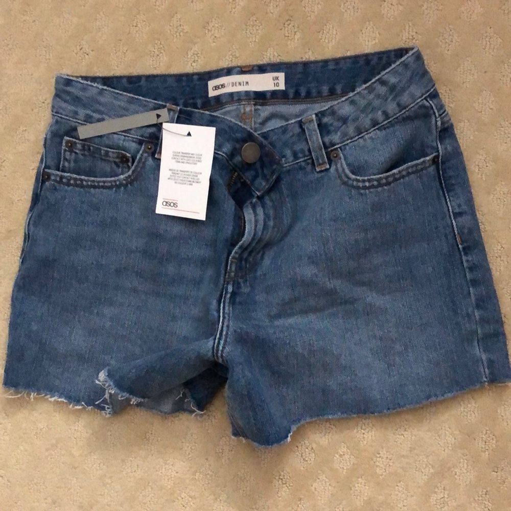 ASOS denim cut-off shorts